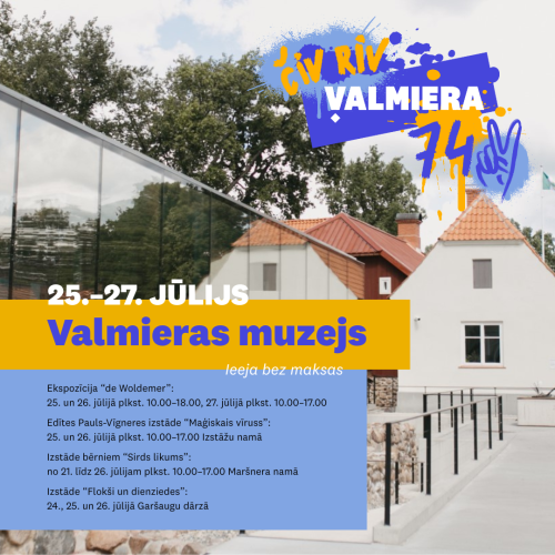 Valmieras muzeja piedāvājums Valmieras pilsētas svētkos 2025