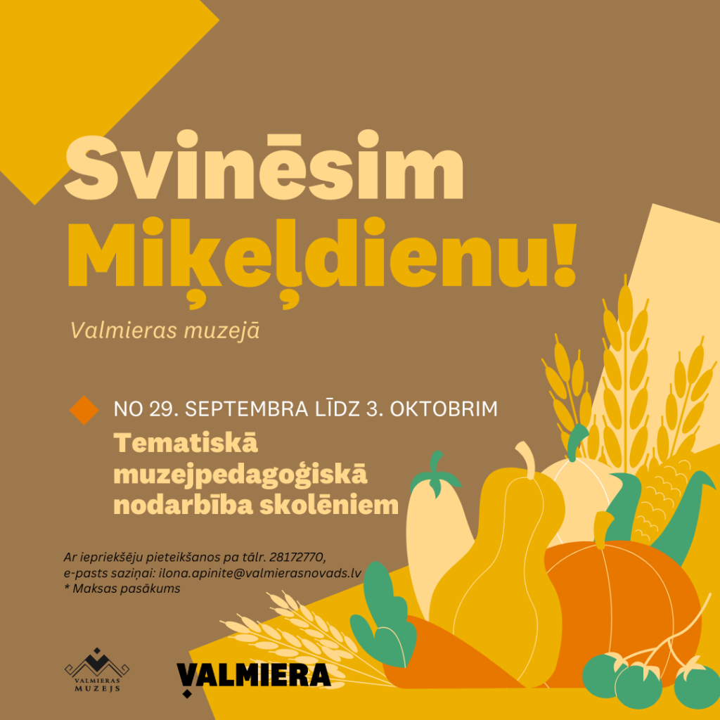 Valmieras muzeja muzejpedagoģiskā nodarbība par Miķeļiem