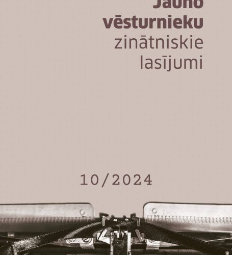 Izdevumā “Jauno vēsturnieku zinātniskie lasījumi X” vāks