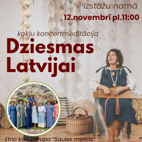 Kokļu koncertmeditācija "Dziesmas Latvijai" Valmieras muzejā