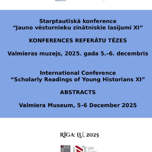 JVZL XI Konferences referātu tēzes