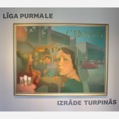 Tikšanās ar Agnesi Zviedri – Līgas Purmales personālizstādes "Izrāde turpinās" kuratori / 16. maijā Valmieras muzejā, 2026. gadā.