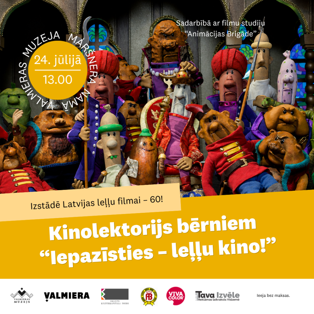 Kinolektorija bērniem “Iepazīsties – leļļu kino!” afiša