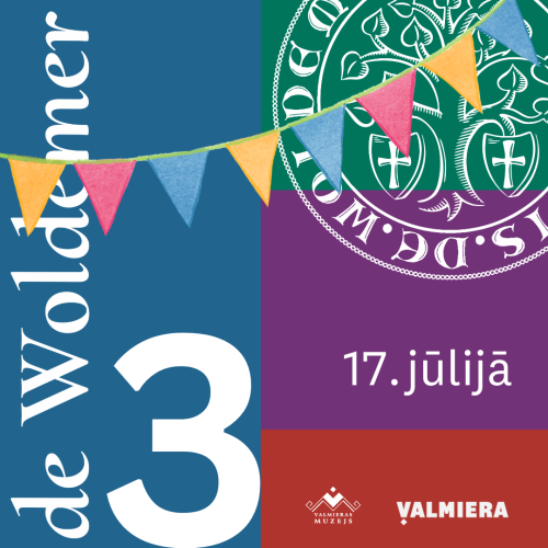 Ekspozīcijas "de Woldemer" trīs gadu jubilejas plakāts
