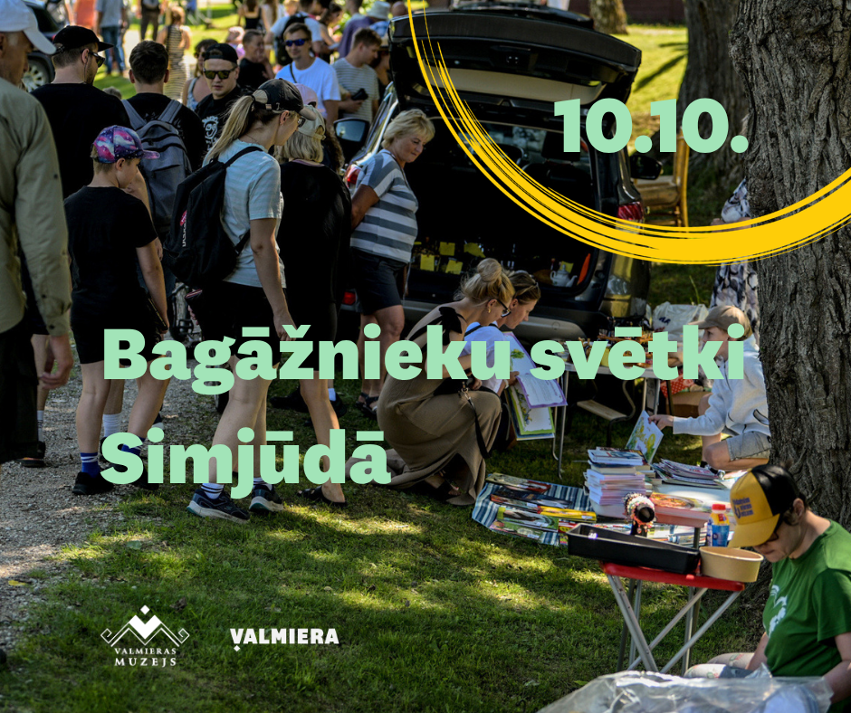 Krāmu tirdziņa "Bagāžnieku svētki Simjūdā" 2026 plakāts