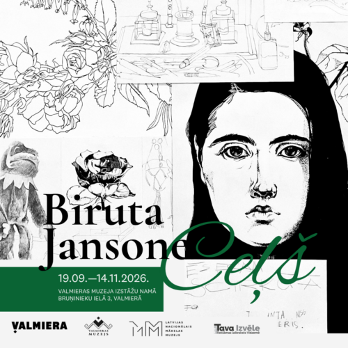 Birutas Jansones personālizstādes "Ceļš" afiša